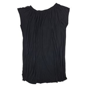 Hatch | Black, Short Sleeve, Maternity Tunic | Size One Size